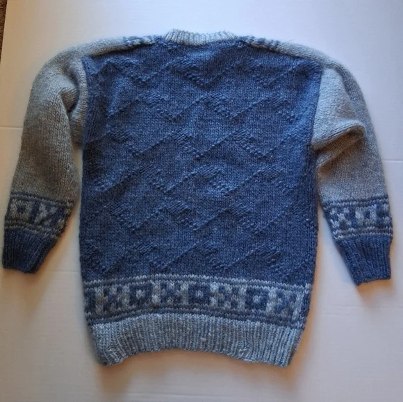 Vintage Icelandic Wool Sweater Samband Of Iceland Sz S-M - Picture 5 of 6